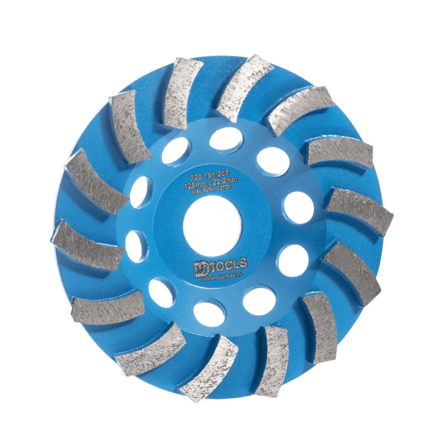 Vi Tools Turbo Diamond Grinding Disc Wheel , Surface grinding 5"