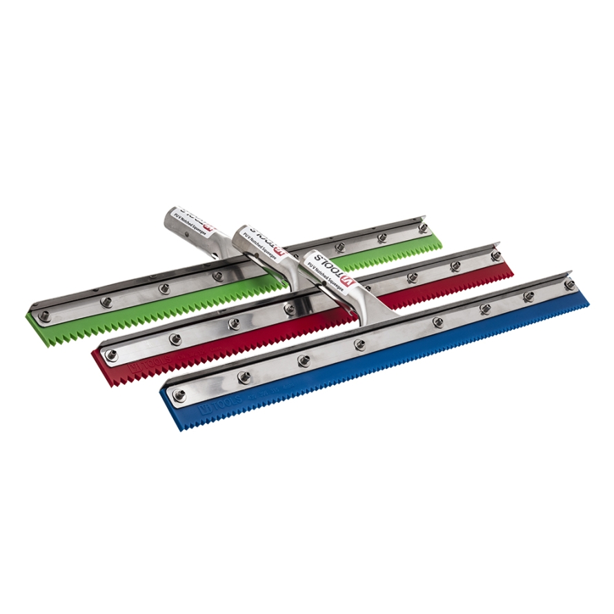 Vi Tools PU V Notched Serrated Squeegee Group