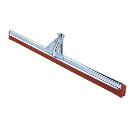 Heavy Duty Chrome Squeegee Red Neoprene (Oil Resistant)