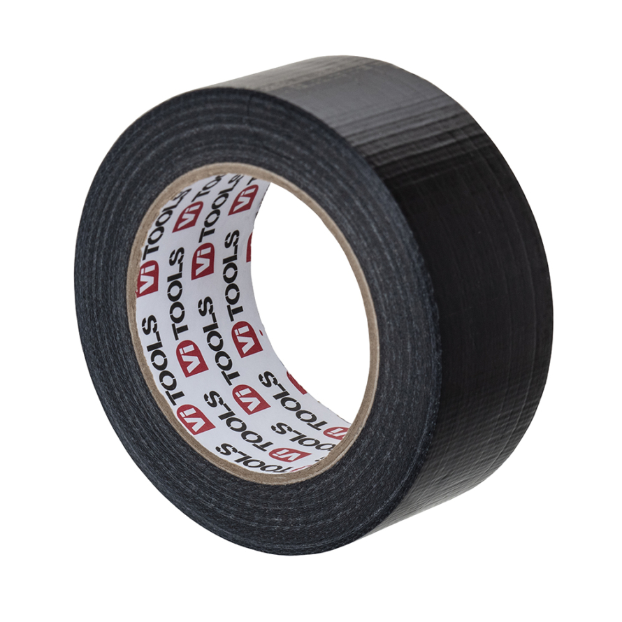 Black Tearable Cloth Tape - ViTools